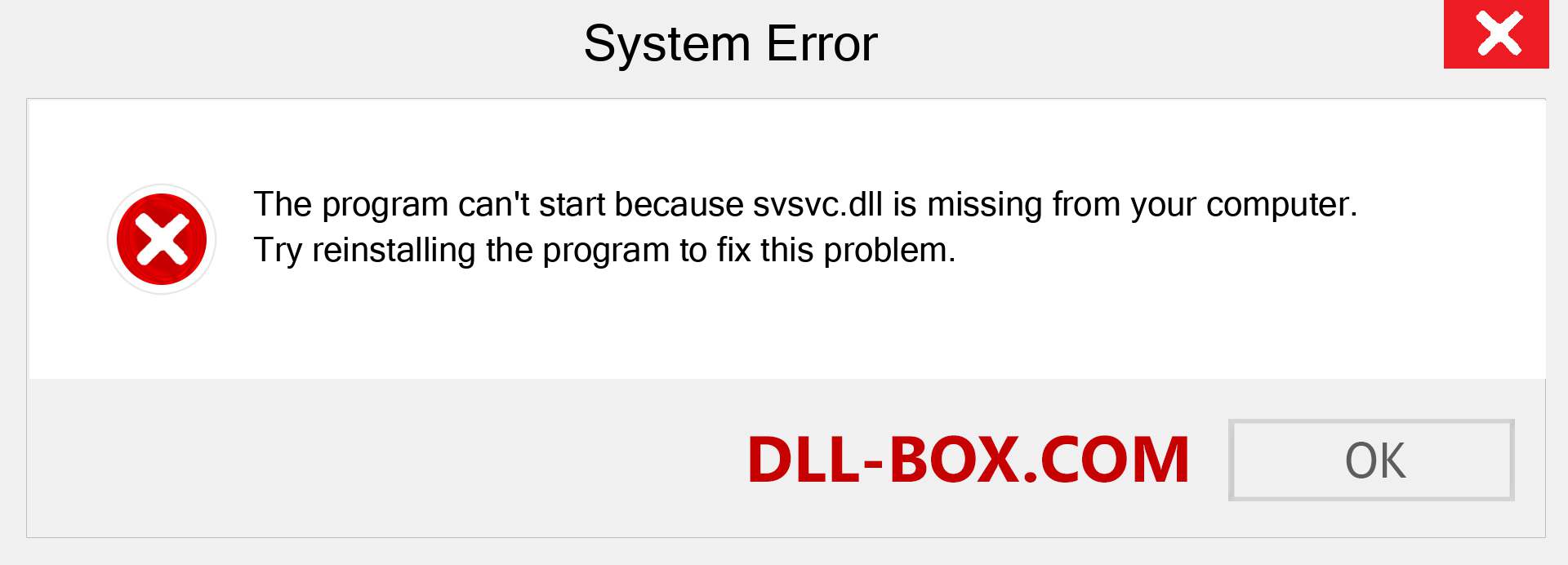  svsvc.dll file is missing?. Download for Windows 7, 8, 10 - Fix  svsvc dll Missing Error on Windows, photos, images
