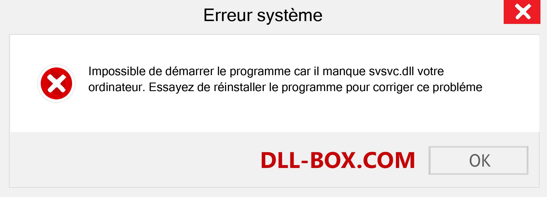 Le fichier svsvc.dll est manquant ?. Télécharger pour Windows 7, 8, 10 - Correction de l'erreur manquante svsvc dll sur Windows, photos, images